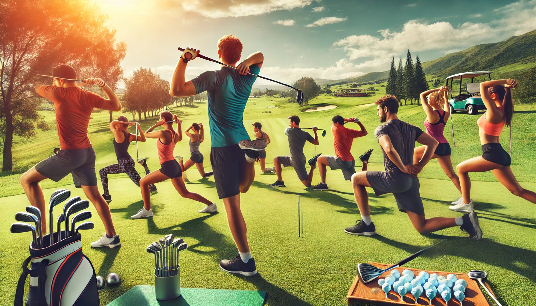 Golf fitness exercises